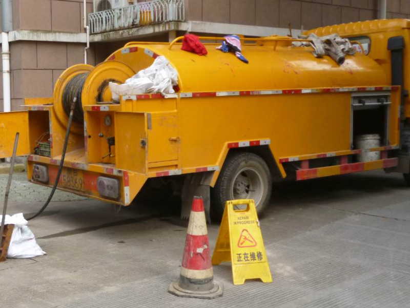 天津和平高压清洗车清洗管道